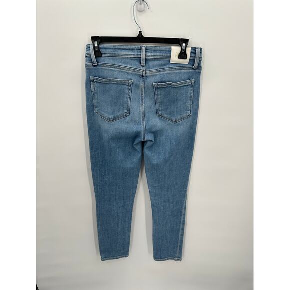 PAIGE DENIM Hoxton Ankle Skinny Denim Jean in Hot Toddy Light Wash // 28 - Picture 9 of 12